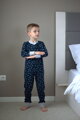 Overal Hlboký oceán bielošedé prúžky