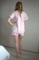 Pyžamo krátke dospelí Perlové prúžky