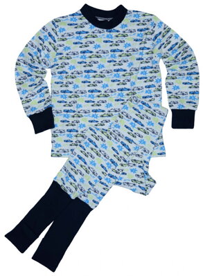 Ponožkové  pyžamo Autíčka veľkosti 116 a 134