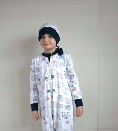 Overal Sloni z Orientu modré lemy