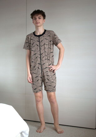 Overal krátky Horal čierny lem