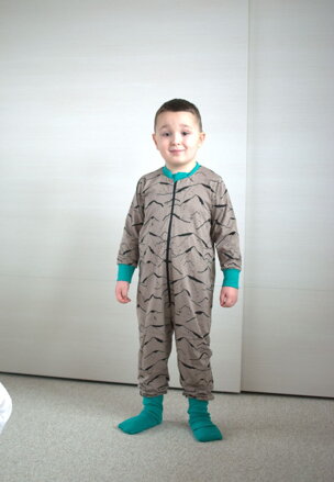 Overal Horal zelené ponožky