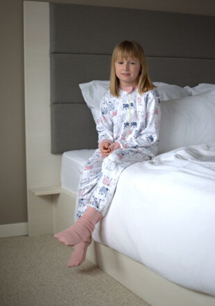 Overal Slonice z Orientu ružové ponožky