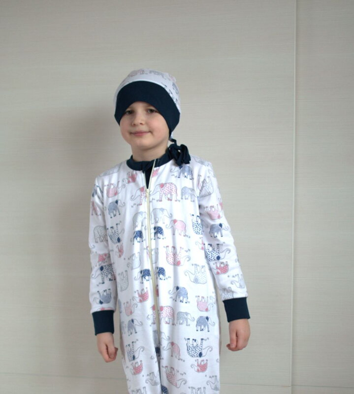 Overal Sloni z Orientu modré lemy