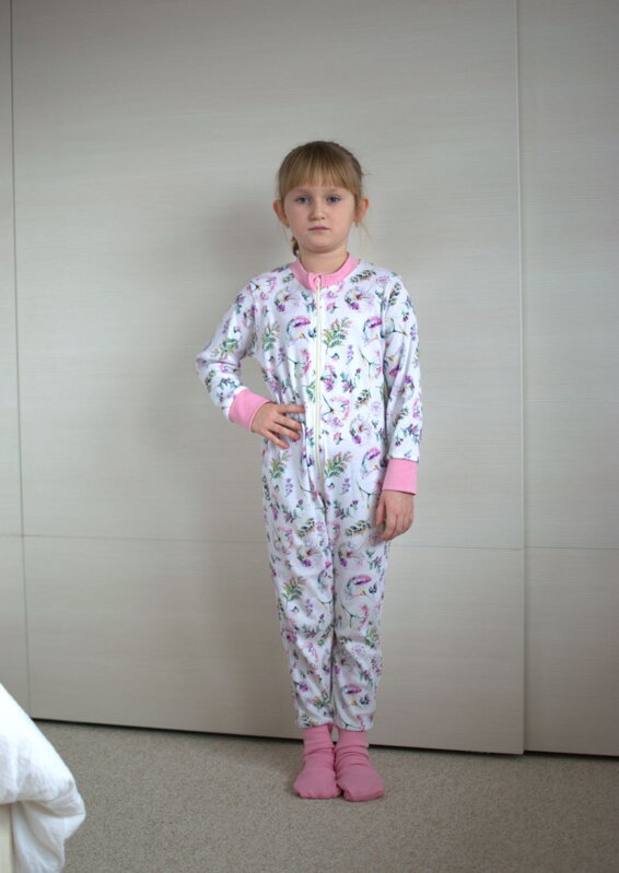 Overal Horalka ružové ponožky